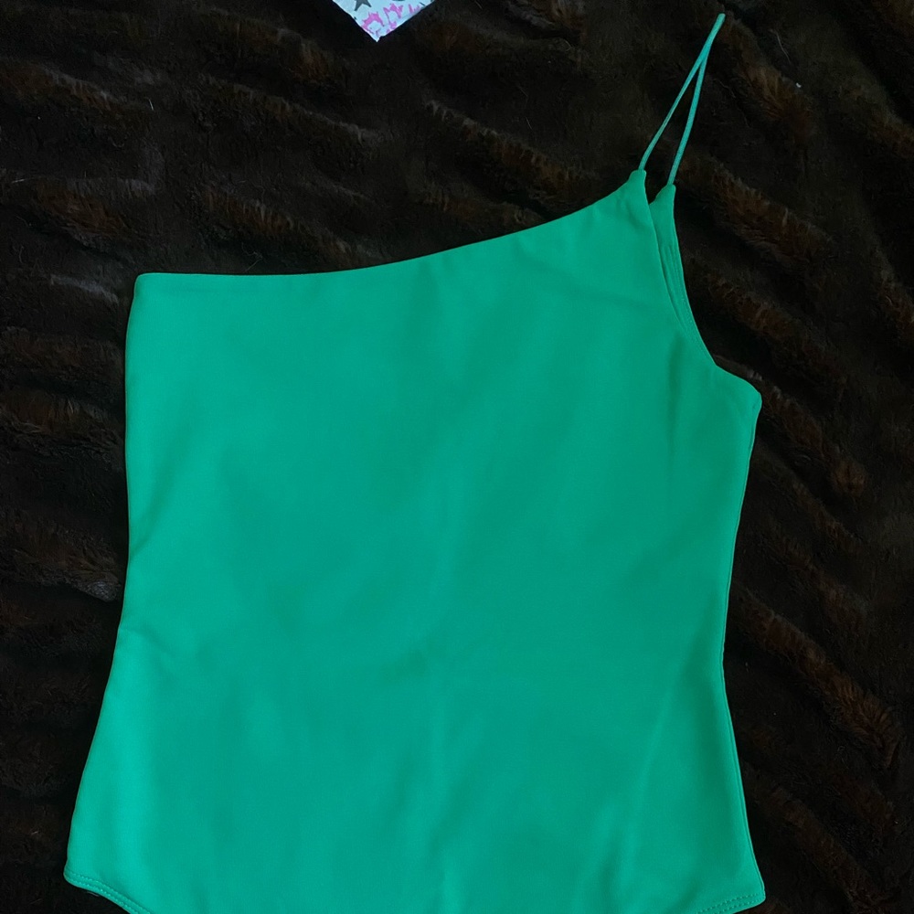 Aritzia contour one shoulder bodysuit